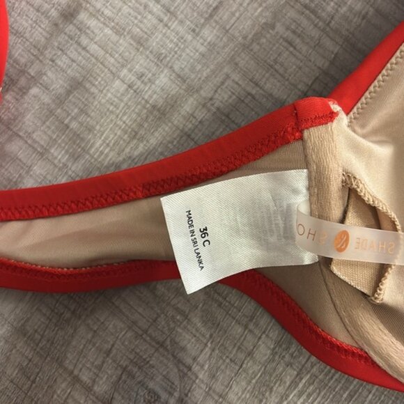 shade and shore red underwire bikini top - Picture 4 of 4